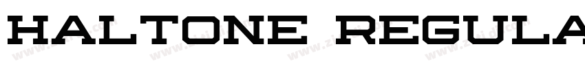 HALTONE Regular字体转换